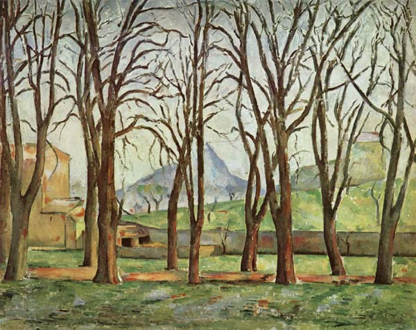 Paul Cezanne Chestnut Trees at the jas de Bouffan